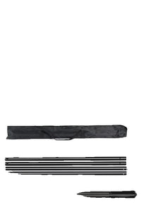 Fotografi baggrundsstativ, justerbart støttesystem, kompatibilitet med non-woven muslin.