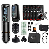 Trådløst Tatoveringsmaskine Kit, Børsteløs Motor, 2400mAh Batteri