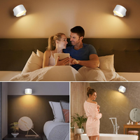 1+1 GRATIS | LumiPod - Drehbare kabellose LED-Wandleuchte 6