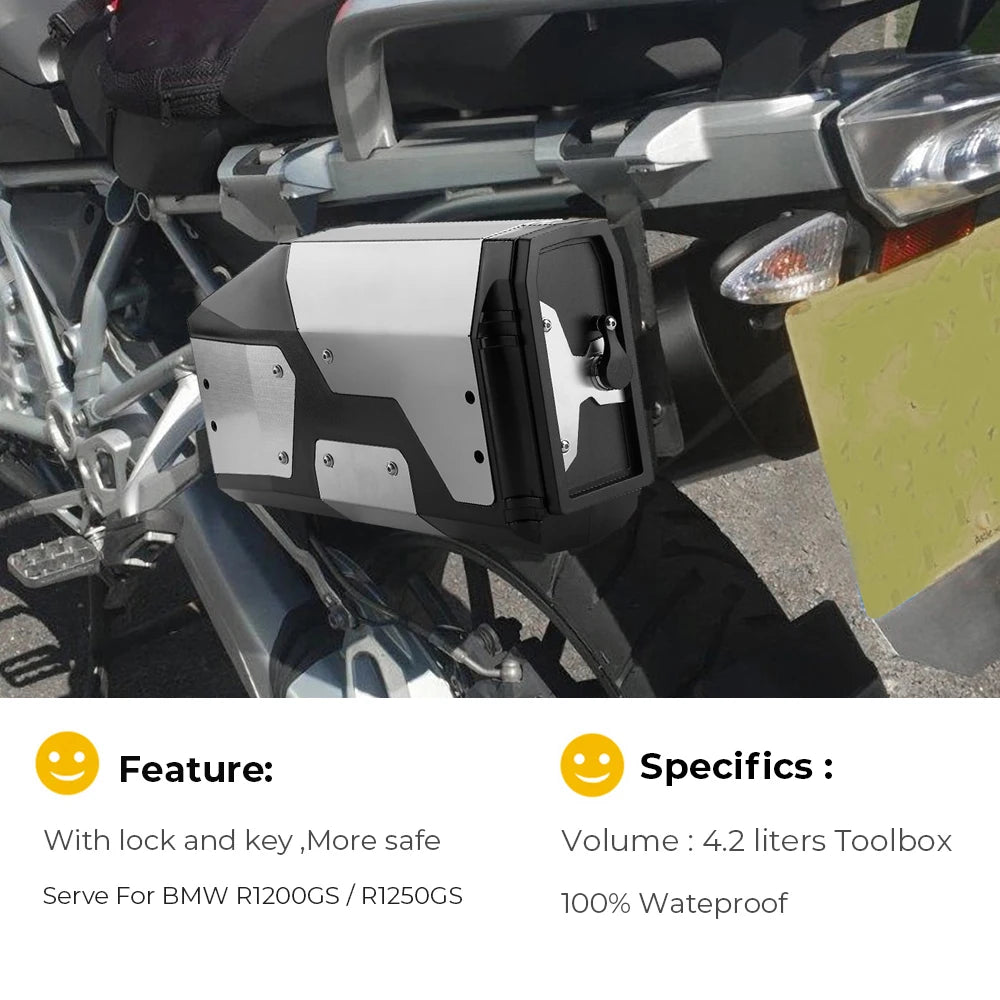 Værktøjskasse, BMW r1250gs r1200gs lc & adv Adventure, Venstre Højre Sidebeslag