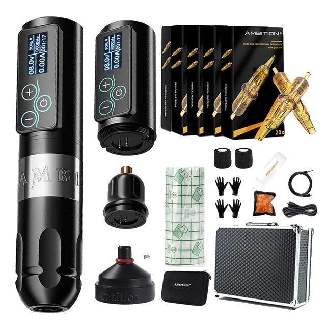 Tatoveringsmaskine Pen, Bærbar, Trådløs