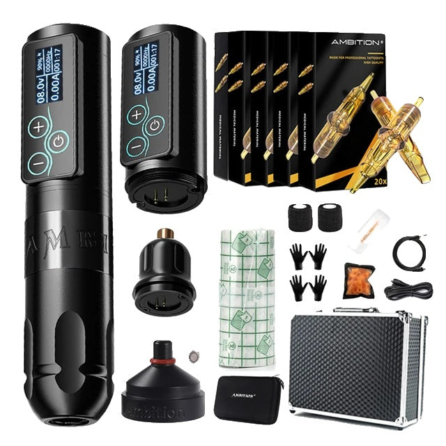 Tatoveringsmaskine Pen, Bærbar, Trådløs