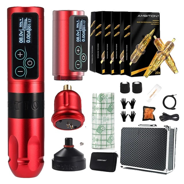 Tatoveringsmaskine Pen, Bærbar, Trådløs