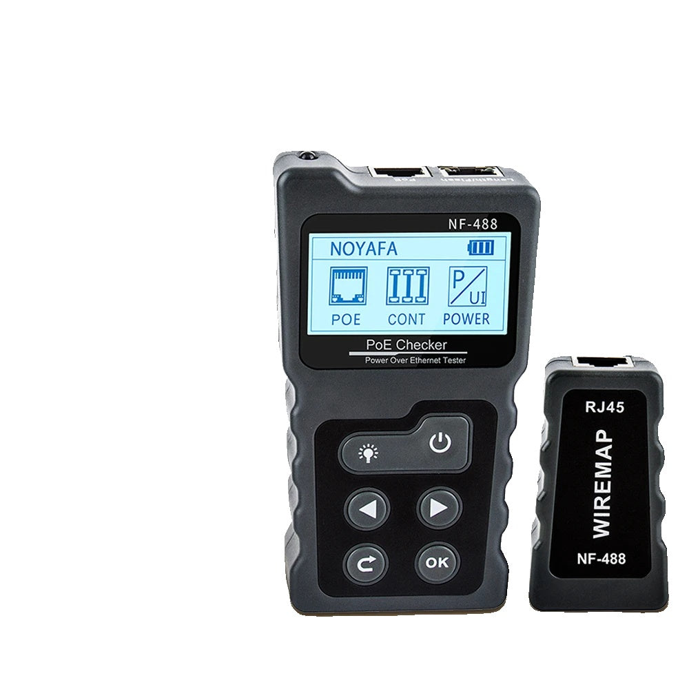 Netværk PoE Checker, LCD Display, Loop Test Værktøj