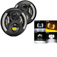 LED Forlygte, Høj/Lav Beam, Egnet til Jeep Wrangler Jk tj Cj Vaz 2121 Lada Niva 4X4