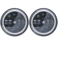 LED Forlygte, Høj/Lav Beam, Egnet til Jeep Wrangler Jk tj Cj Vaz 2121 Lada Niva 4X4