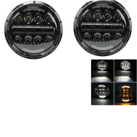 LED Forlygte, Høj/Lav Beam, Egnet til Jeep Wrangler Jk tj Cj Vaz 2121 Lada Niva 4X4