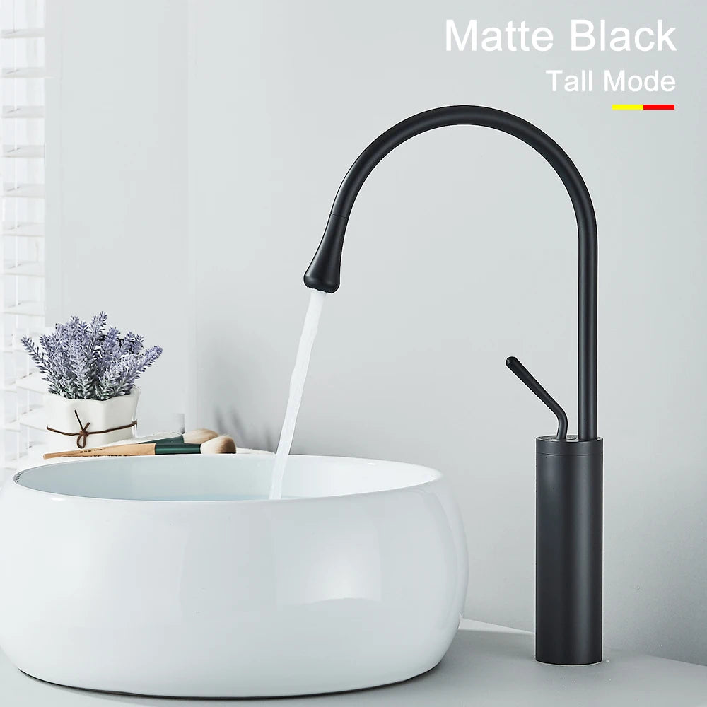 Vandhanehane, 360 graders drejning, Vandfald