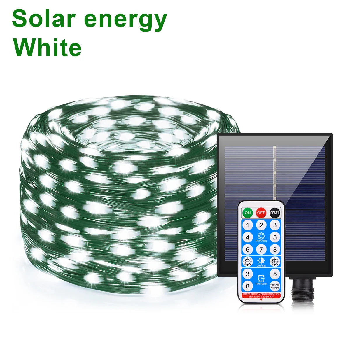 BrightAura SolarChain | Solar LED Lichterkette | Schnelllade & Wetterfest | Fernbedienung 6