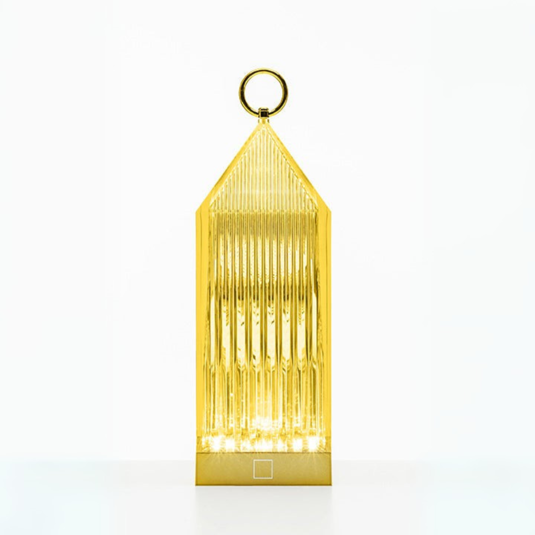 GlanzAura Kristalllampe | Kabellos & Dimmbar | Tragbares Lichtobjekt | Warmweiß 0