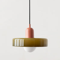 KristallLicht™ metal-glass pendant light 7
