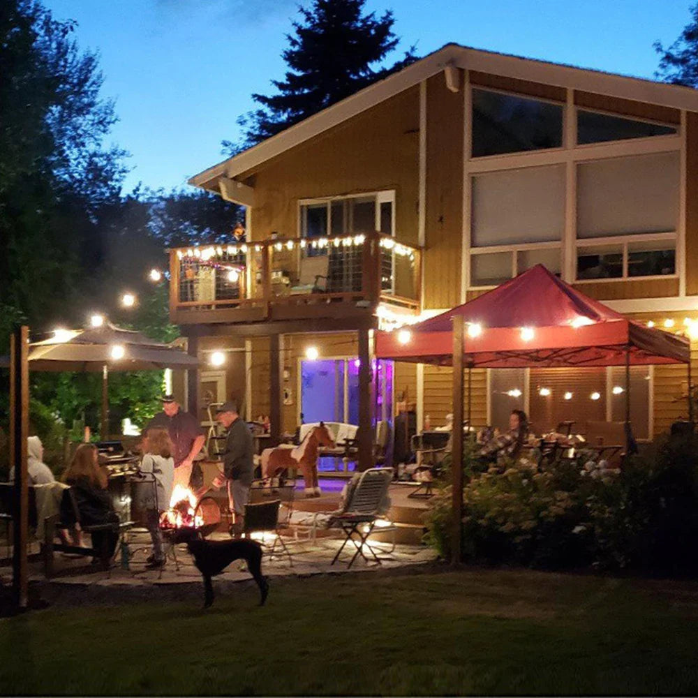 LumaTwist | Solar LED Lichterkette | Automatisches Ein- und Ausschalten | Wetterfest für Garten & Terrasse 1