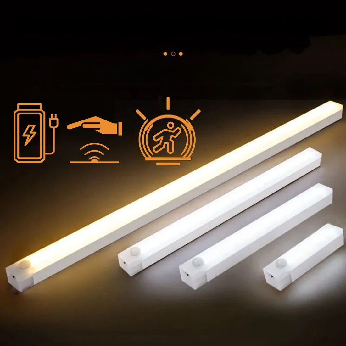 Novera Motion Light | Bewegungsmelder & USB-Akku | Magnetisch & Blendfrei | Warmweiß LED 0