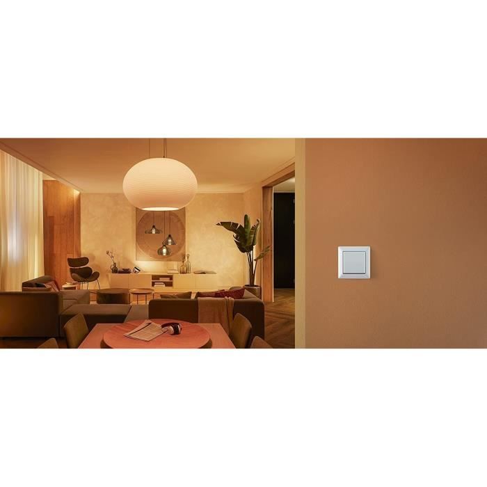 Philips Hue muur schakelmodule, wit, werkt met Alexa, Google Assistant en Apple Homekit