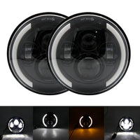 LED Forlygte, Høj/Lav Beam, Egnet til Jeep Wrangler Jk tj Cj Vaz 2121 Lada Niva 4X4