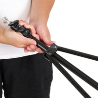 Fotografi baggrundsstativ, justerbart støttesystem, kompatibilitet med non-woven muslin.