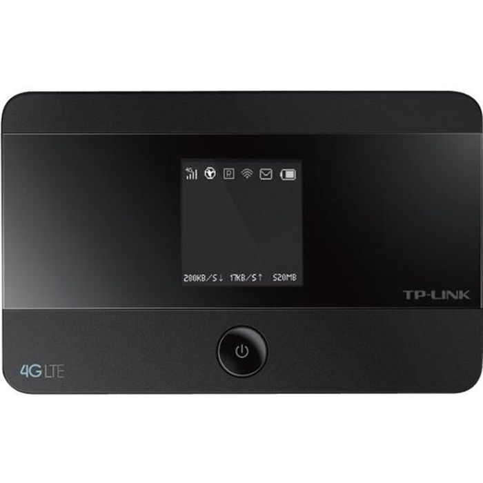 TP-Link 4G LTE Dual Band Mobiele Router: 4G 150 Mbps, 300 Mbps Wi-Fi 2000 mAh Batterij 1 SIM Kaart Slot (M7350)