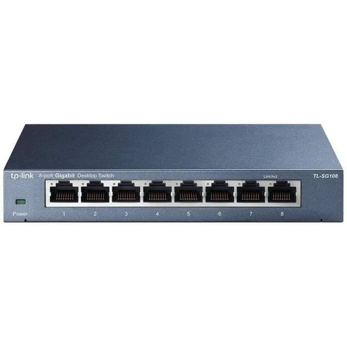 TP-LINK -SG108 V3.0 Switch de bureau 8 poorten Gigabit