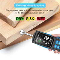 Træfugtighedsmåler, Ikke-destruktiv måling, Automatisk registrering af vådeste træ