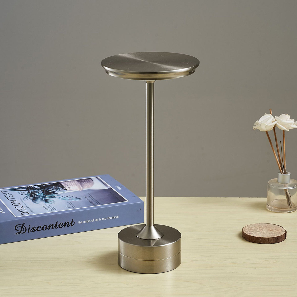 Wireless LED table lamp made of galvanized metal | MEGA offer 50% OFF 9