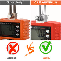 Kranvægt, 1000 kg kapacitet, trådløs fjernbetjening