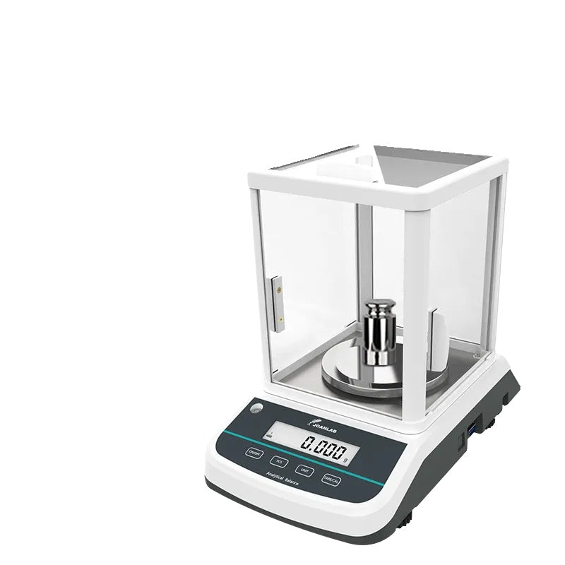 Laboratorieanalytisk balance, elektronisk præcision, 0001g opløsning.