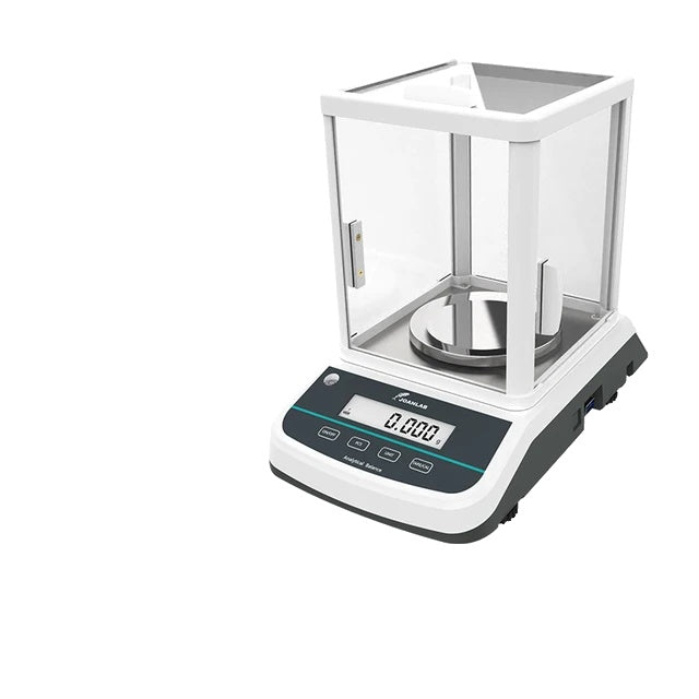 Laboratorieanalytisk balance, elektronisk præcision, 0001g opløsning.