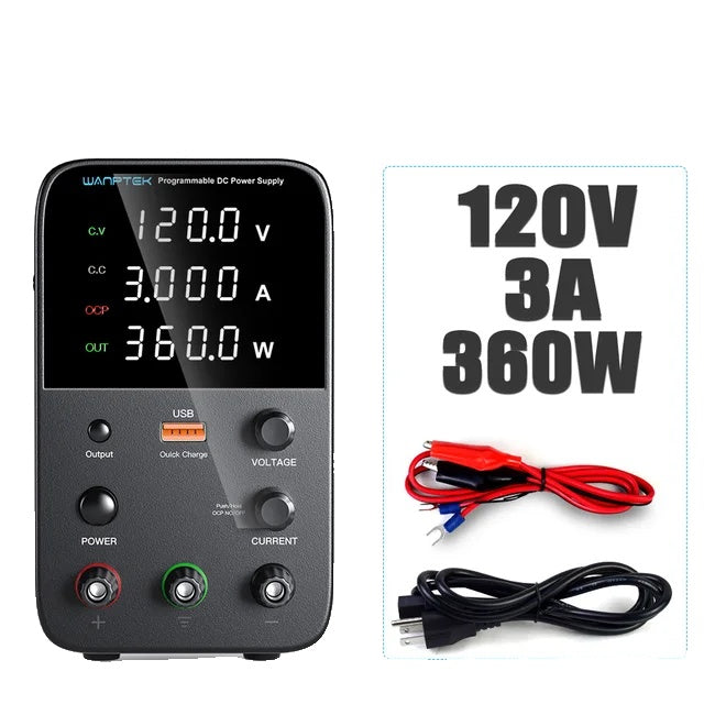 Programmable DC Power Supply, 30V Output Voltage, 10A Output Current