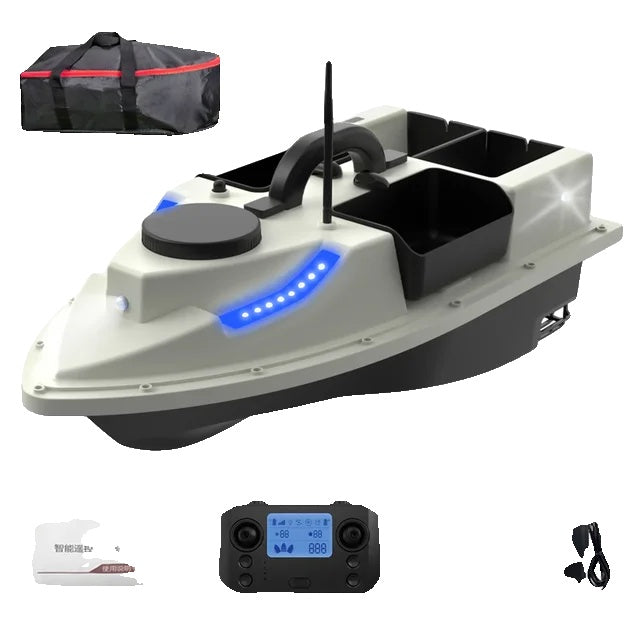 GPS Fishing Bait Boat, Wireless Control, Automatic Return