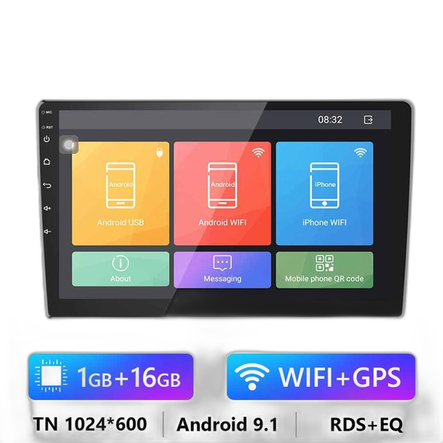 7/9/10.1 2Din Android bilradio - 8G 128G multimedievideoafspiller