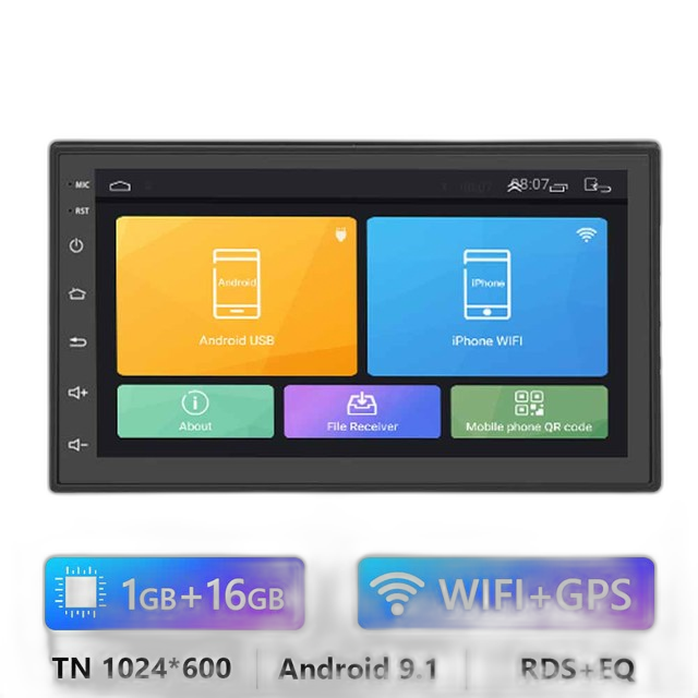 7/9/10.1 2Din Android bilradio - 8G 128G multimedievideoafspiller