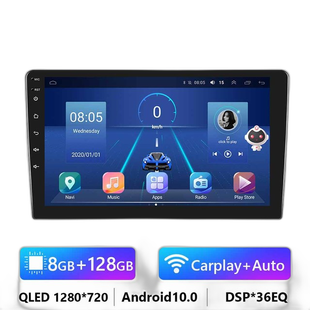 7/9/10.1 2Din Android bilradio - 8G 128G multimedievideoafspiller