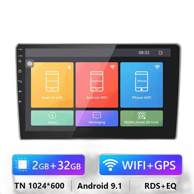 7/9/10.1 2Din Android bilradio - 8G 128G multimedievideoafspiller