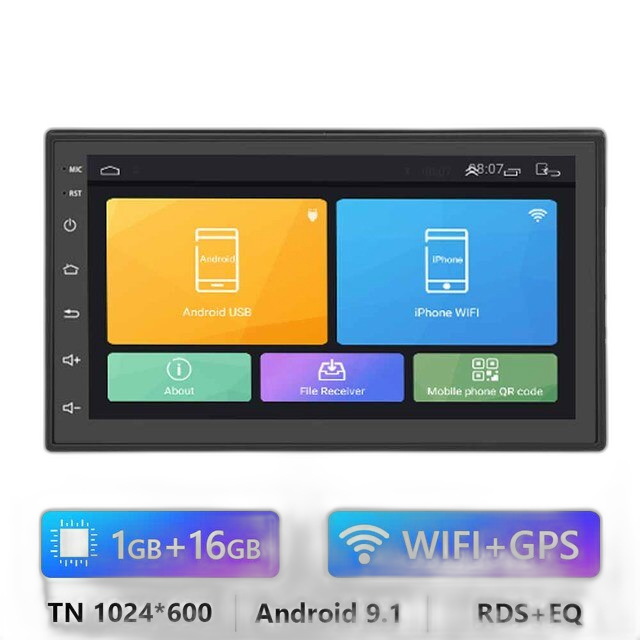 7/9/10.1 2Din Android bilradio - 8G 128G multimedievideoafspiller