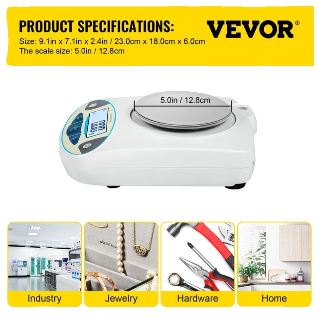 Analytical Balance, High Precision, 3000g x 001g