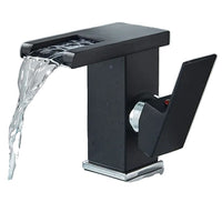 Bathroom Sink Faucets, LED Hydroelectric Technology, Waterfall Design