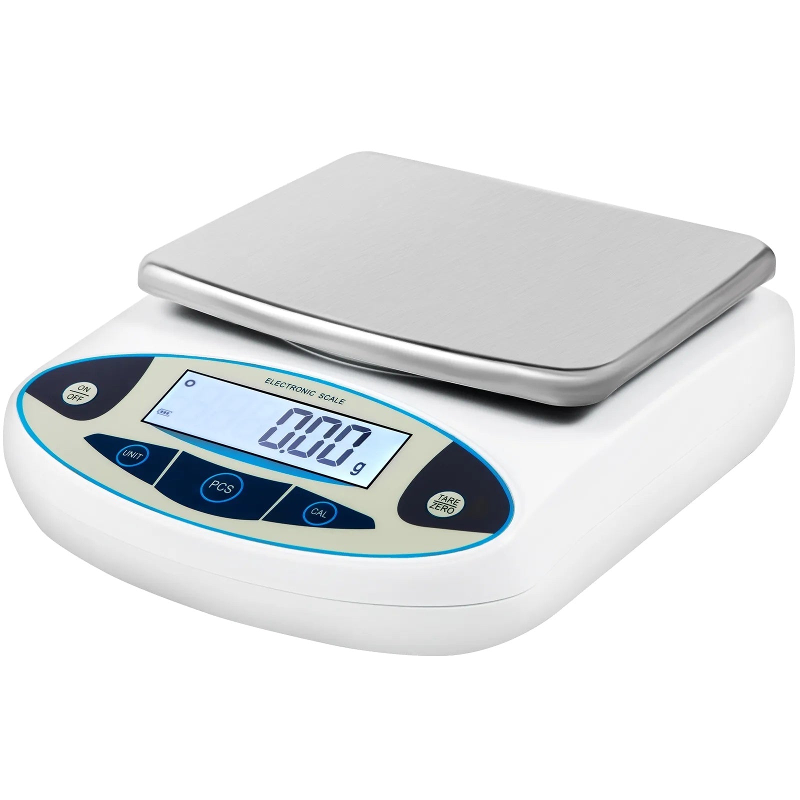 Kitchen Scale, 5000g Capacity, LCD Backlit Screen