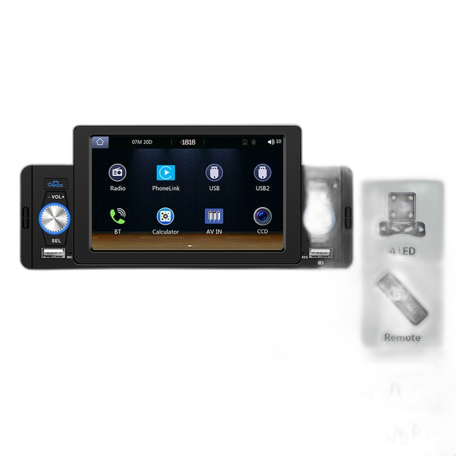 Bilradio MP5, Bluetooth-forbindelse, Carplay-integration