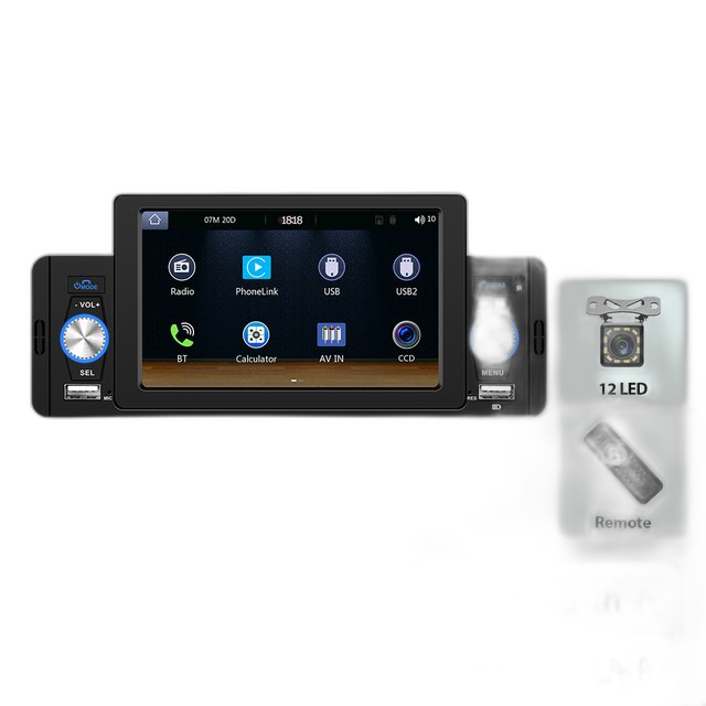 Bilradio MP5, Bluetooth-forbindelse, Carplay-integration