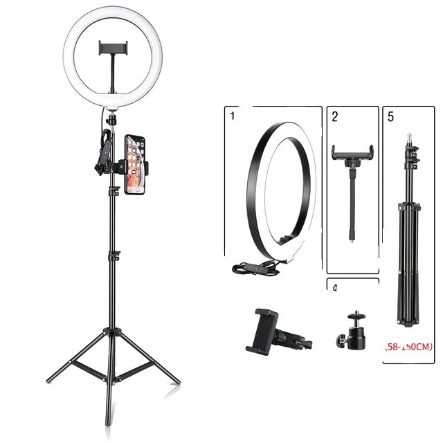 LED Ring Licht, Dimbare Verlichting, Statief Stand