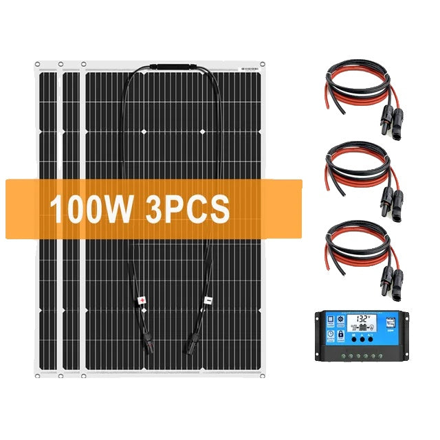 Solenergisystem til hjemmet, 2000W effektudgang, 100Ah Lifepo4 batteri