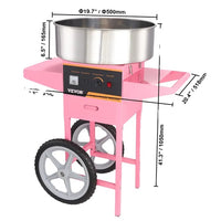 Cotton Candy Machine, Commercial Grade, Stainless Steel Bowl