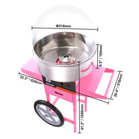 Cotton Candy Machine, Commercial Grade, Stainless Steel Bowl