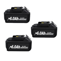 Rechargeable Battery Compatible with Makita, 6.0Ah, Lithium-ion Cell