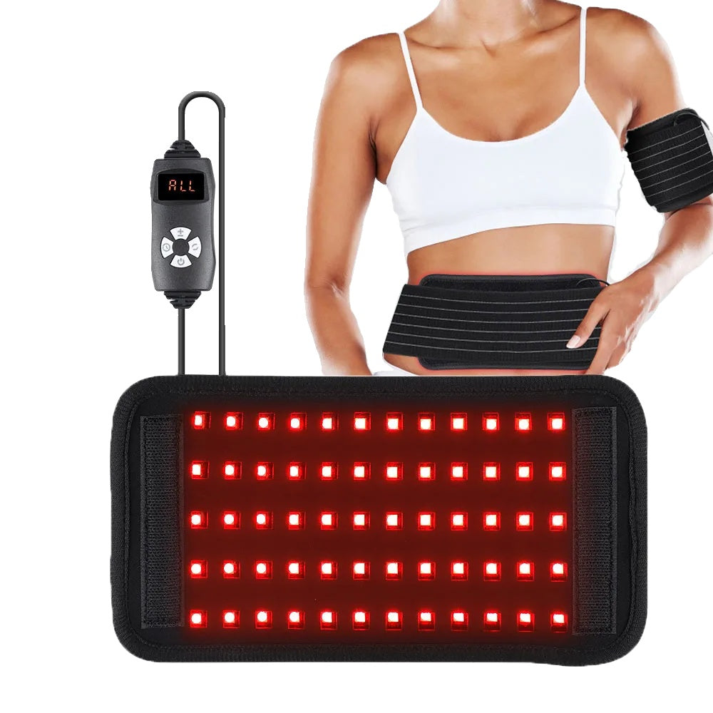 Red Light Therapy Pad, 660nm 850nm Infrared Heated Physiotherapy Belt