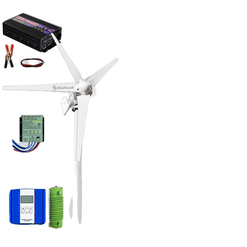 Wind Turbine Generator, 3000W Power Output, MPPT Off Grid System