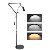 Half Moon LED Lash Lamp, Warm & Cool Light, Lash Extensions Lamp with Phone Holder