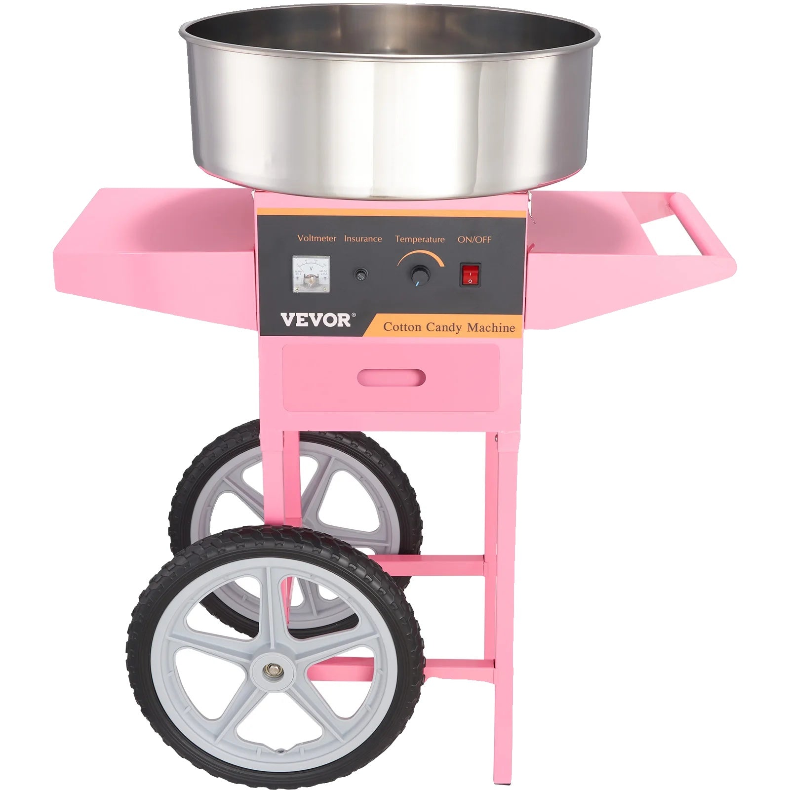 Cotton Candy Machine, 1000W, Stainless Steel Bowl