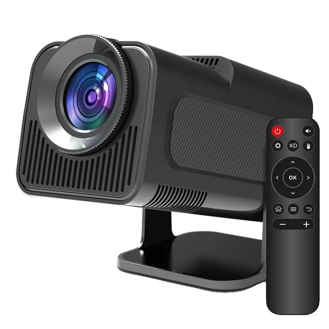 4K Android Projector, Native 1080P Resolution, Dual Wifi6 Connectivity