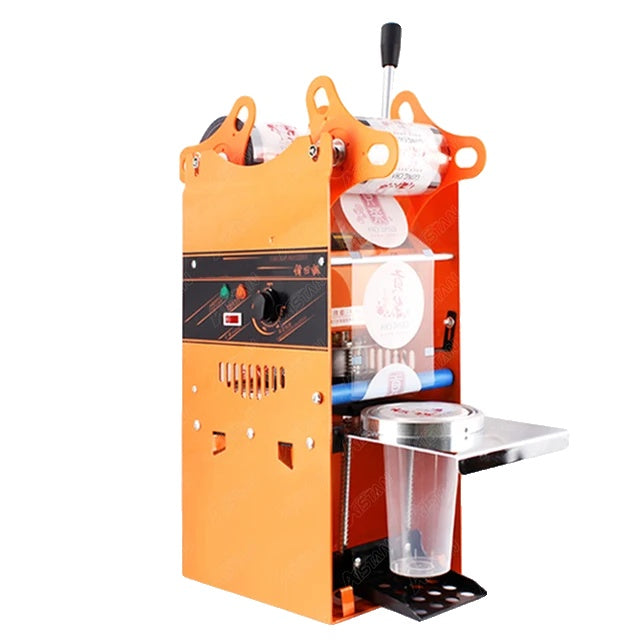 Cup Sealing Machine, Manual Operation, Seals Plastic and Paper Cups